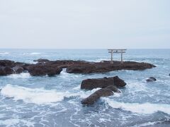 大洗磯前神社「神磯の鳥居」ようやく到着！！
40分かかりました。