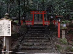 本宮神社遥拝所
毎月1日、頂上の本宮へ向かう入口。道なき道を進む、、