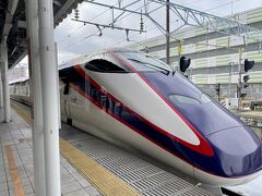 東北新幹線つばさ140号は定刻通り12:06山形駅に到着！
ここで大石田から乗って来られたタイ人グループも下車。
このタイ人団体さんとは翌日の蔵王でもご一緒になります。

乗車券も特急券もないまま乗り込んだ新幹線ですが、
山形駅でワンマンカーの整理券を見せたら普通に清算できました。
この東北新幹線は在来線の軌道を走るため、
こういう事が可能であるかと思います。