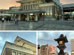 JR奈良駅に来たのは初めてです。
私が住んでいた所から、奈良市には結構不便で、特に忍海にJRの駅は無かったので、近鉄以外の選択肢は無かったです。
まぁ、奈良市に行く用事も特になかったですし、住んでいた時は県庁に一度行った位
ですね。

初めて見た奈良駅は、2010年の平城遷都1300年記念事業に併せ、駅周辺の土地区画整理事業により、高架化されていて、1934年建築の2代目駅舎は、歴史的価値から取り壊しに反対の声が強く、曳家によって18m移動し、奈良市総合観光案内所として保存活用されています。

この駅舎は、奈良という環境に配慮した、方形屋根に相輪を持つ和洋折衷様式で、大阪鉄道局建築課が京都帝室美術館設計コンペに応募したが、落選した設計案を再利用したものという事を聞いた事があります。

2007年に近代化産業遺産、2011年に土木学会選奨土木遺産に登録されています。