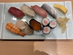 予定より10分早く静岡駅に到着しました。

お寿司を食べて、帰宅します。