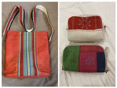 少数民族の方々による手作りの作品を扱っているChie Dupudupaへ。
どれも素敵なものばかり、迷った末にお土産にバッグとポーチを購入。