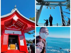 そのまま進んでまた階段を登るとお社がありました。
小さくて真っ朱で可愛い^_^
