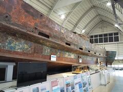 海上保安資料館横浜館では北朝鮮工作船が展示されていました。