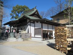 松戸神社は1626年創建で、本殿は300年程前に建てられた由緒あるものです。松戸の総鎮守として、水戸光圀も崇拝したと伝わっています。多くの人が参拝に訪れていました。
