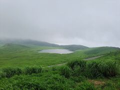 前回息子に連れてきてもらった阿蘇山は茶色かったけど
この時期は緑豊か。
でも、お天気がちょっと残念。
