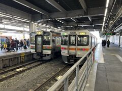 あっという間に豊橋駅に到着。

ここからJR飯田線に乗り換えました
