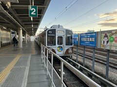 次は、近くにある、新豊橋駅から豊橋鉄道の渥美線に乗車します。