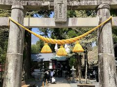 白川吉見神社。名水は境内で見られます。チケット購入必須。