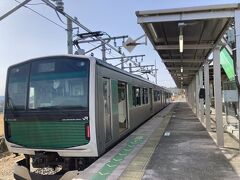 里山風景を愛でつつ終点烏山駅に到着。