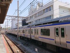 逗子駅で電車を乗り換え。