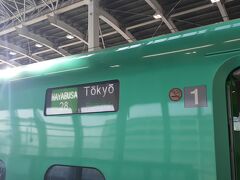 　八戸からは14時16分発東北新幹線のはやぶさ28号東京行きで盛岡まで向かいます。