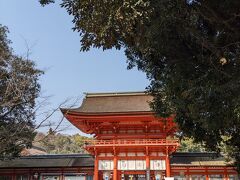 13時30分　下鴨神社

金閣寺から205のバス1本で来ることができるので来てみました。
バス停から徒歩すぐ。