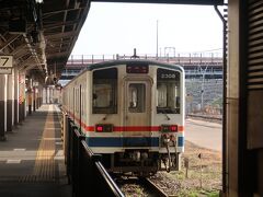 続いて関東鉄道常総線に乗換

07時55分発水海道行

改札入ったら出発まで1分だったので急いで飛び乗ったら行先確認するの忘れてた