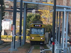 熊本駅前の市電乗り場から本日の行動開始です。