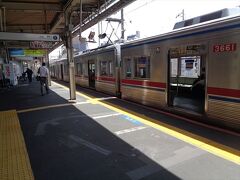 金町駅から京成金町線に乗り換えます．