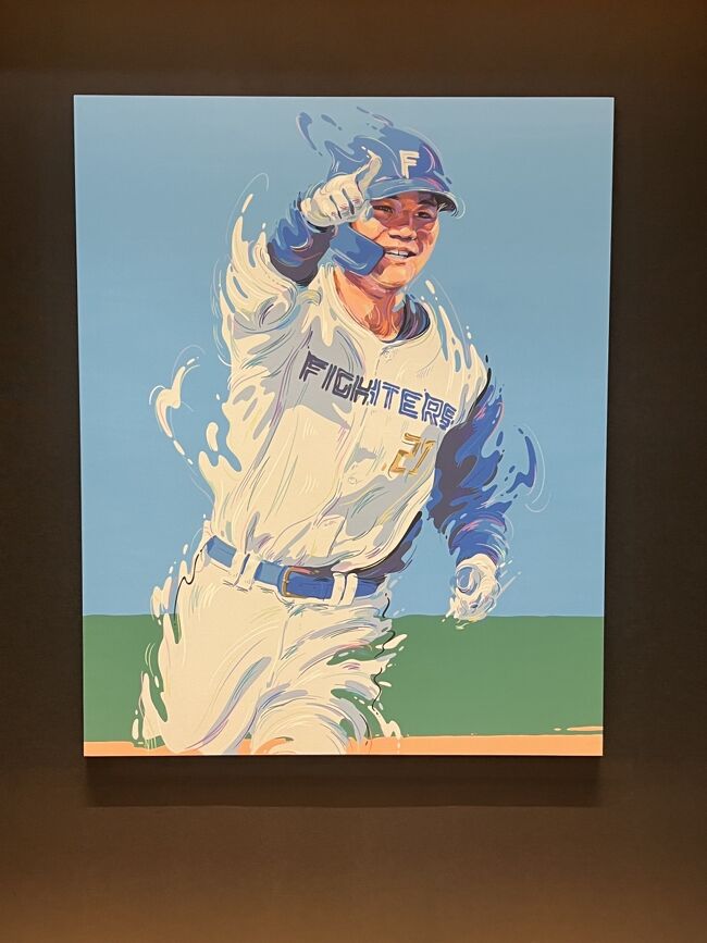 未来の侍ジャパンの4番打者　清宮君の絵もありました
