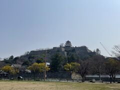 丸亀城を遠方から撮影
