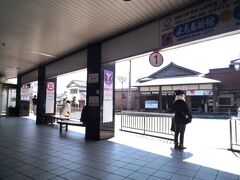 広島から錦帯橋バス停に着きました。
帰りに乗る岩国駅のバスもここから乗車します。