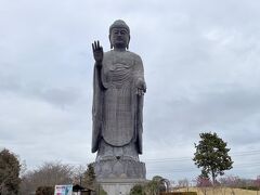 ホテルを出発してレンタカーで『牛久大仏』へ。大きな大仏に驚きました。