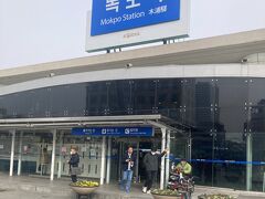 光州松汀駅に戻りまたKTXを乗り継いで木浦駅に到着。