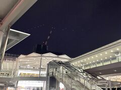 リムジンバスの時間が結構遅かったので街中に着いたのは19時前でした。広島空港からは1時間程度で到着です。(夕刻だったので道が少し混んでいました)