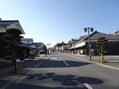 夕刻の帰りの飛行機の時間まで、城下町杵築を散策
電柱、電線の見えない、景観の配慮された美しい街だ