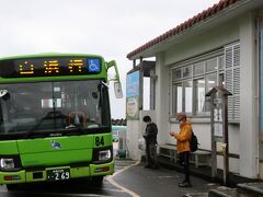 浦内川は北部なので、この大原港からバスで移動します。
