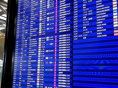 そそくさと関西国際空港 ターミナル１へ。

搭乗便をチェック。スケジュール通りで問題ないようだ、、、

