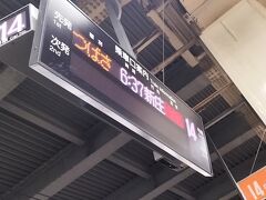 大宮駅からは久々に山形新幹線つばさへ乗車。
