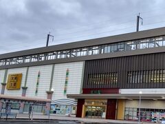 「ここ古川駅の西口にバスターミナルがあります。」6:20通過