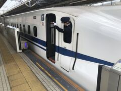 次の新横浜駅へ到着する際、乗り換え案内のアナウンスで「相鉄新横浜線、東急新横浜線、…」「Sotestu Shin-Yokohama, Tokyu Shin-Yokohama, ...」というのが耳に残り、気になって、ふらっと途中下車しました。

乗ってきたこだまをお見送り。
