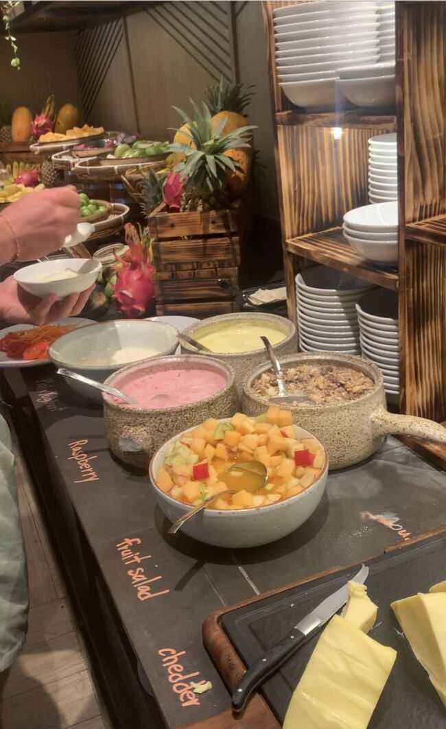 朝食も最後だと思うと寂しい。