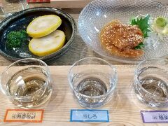 銀座熊本館で焼酎の飲み比べ。