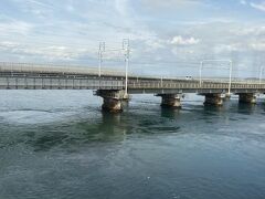 浜名湖を渡ればもうすぐ浜松です。