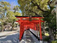 この写真は大福稲荷神社の鳥居。