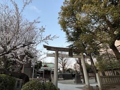 隅田公園に隣接する牛嶋神社。