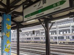 一ノ関駅に到着しました。
この駅では、30分ほどの待ち時間があります。