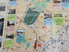 堺東駅。

近隣地図に、古墳。