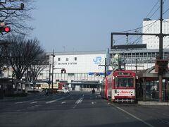 岡山駅。