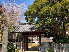 持陽山慈雲寺です(^^)

山門の横の桜はギリギリ見頃…
