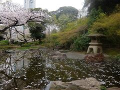 掃部山公園日本庭園の池