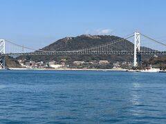 関門橋が美しい関門海峡。潮の流れがはやい！
