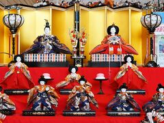 交流館内に飾っていたお雛様、可愛い。