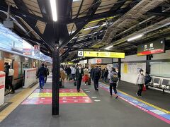 京橋駅で下車。
京橋からホテルに戻ります。