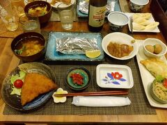 そして本日のお宿の食事
この日の夜は私たち一組のみ