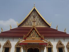 カオサンを観光する前にワット チャナソンクラームを観光です。
あまり観光かされていない様ですが、タイでは有名なお寺の様です。
