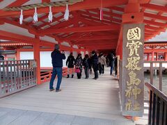 お目当ての「厳島神社」です