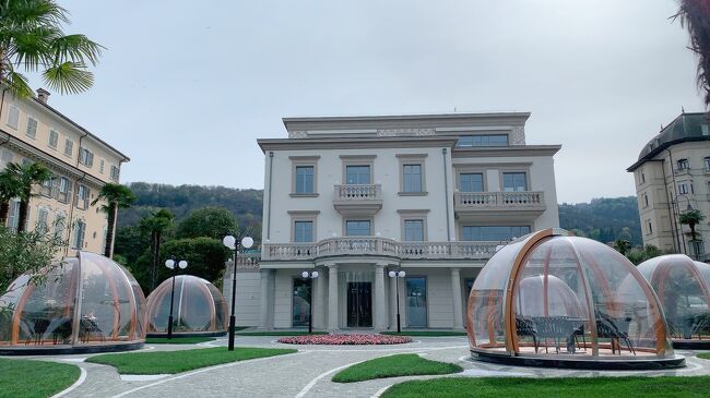 別の新しいホテルはステキなカプセルができていました