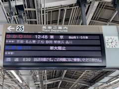 ４月８日（土）１２：４８

＃ずらし旅はひかりかこだましか乗れないのでひかりを選択。

新大阪から名古屋までの停車駅はのぞみもひかりも同じで、ひかりは京都での停車時間が少し長めですが特に問題ナシです。

妹は新神戸から乗車しているので車内で合流～♪